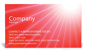 Lamp Business Card Template