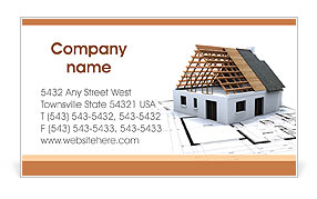 Home Planning Business Card Template