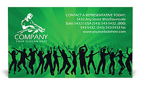 Night Club Business Card Template