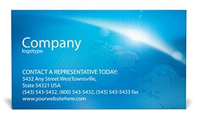 Telecommunication Business Card Template