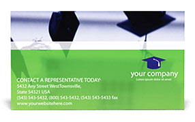 Graduation Business Card Template