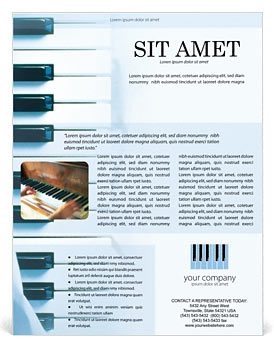 Piano Flyer Template