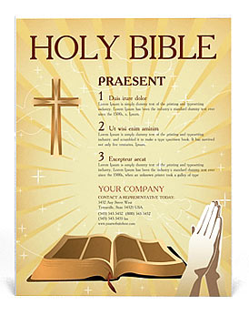Holy Bible Flyer Template